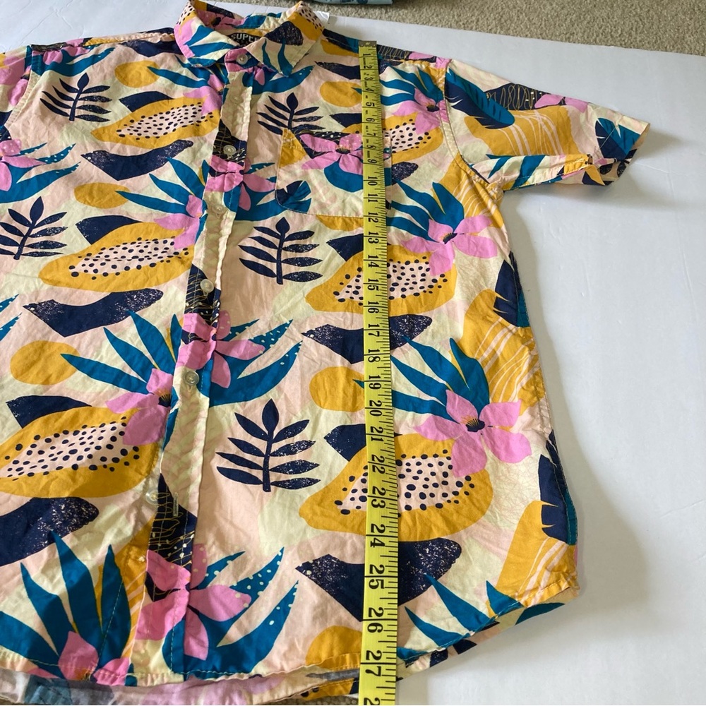 Super Massive / tropical button down shirt - Picture 4 of 7